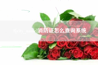 进贤消防证怎么查询系统