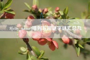 进贤排列五图谜字谜汇总九