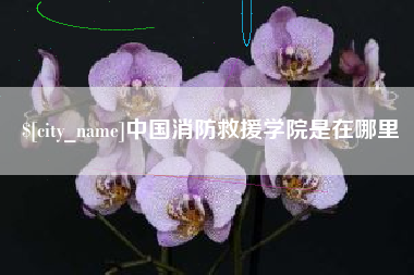 进贤中国消防救援学院是在哪里