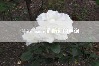 进贤消防证的查询