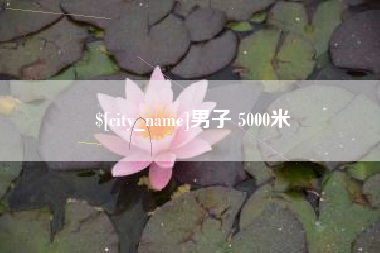 进贤男子 5000米