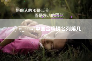 进贤中国金牌榜名列第几