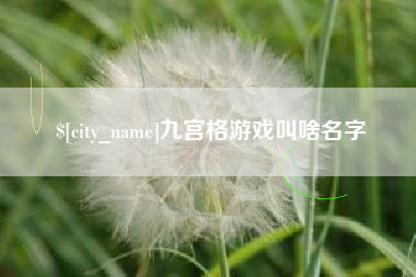 进贤九宫格游戏叫啥名字