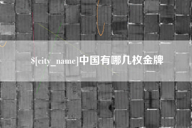 进贤中国有哪几枚金牌