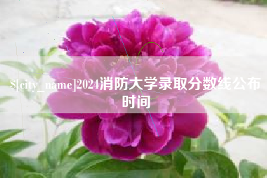 进贤2024消防大学录取分数线公布时间