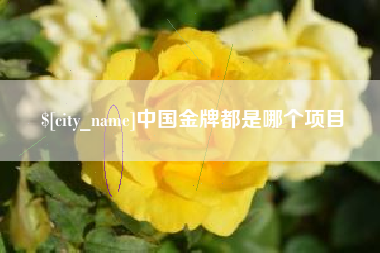 进贤中国金牌都是哪个项目