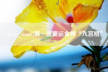 进贤第一波奥运金牌“九宫格”