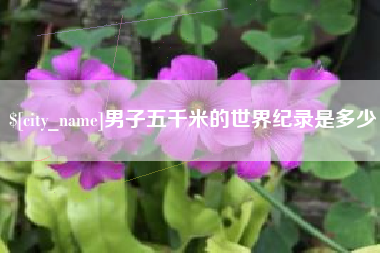 进贤男子五千米的世界纪录是多少