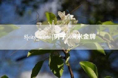 进贤男子5000米金牌