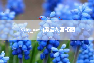 进贤奥运九宫格图