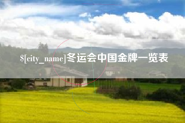 进贤冬运会中国金牌一览表