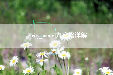 进贤九宫格详解