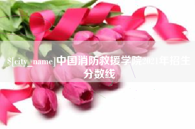 进贤中国消防救援学院2021年招生分数线